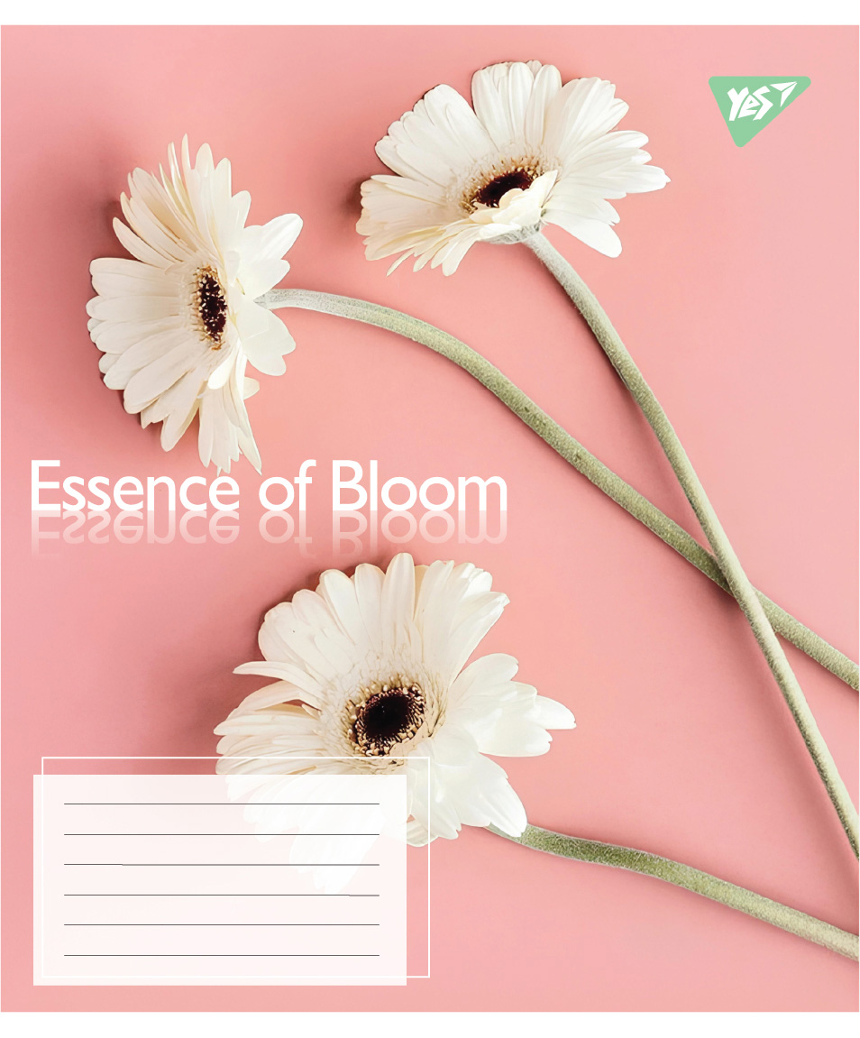 Student's notebook "YES" 36 sheets == /767720/ "Essence of Bloom" (15/240)