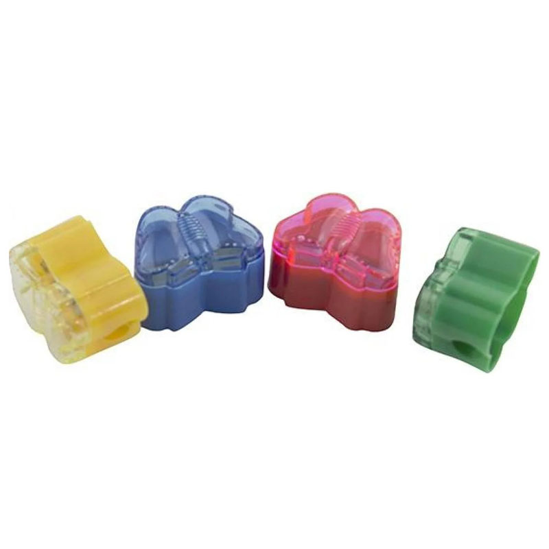Sharpener "JO" T1749 "Butterfly" with container, qty. mix (24)