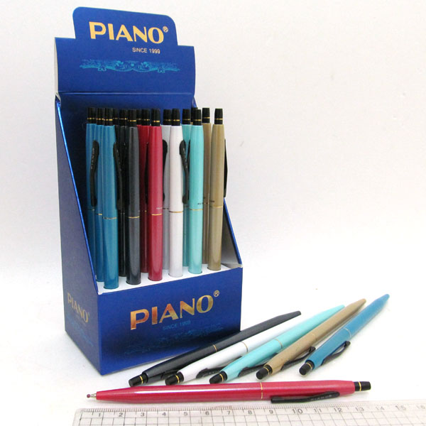 Automatic ballpoint pen. "PIANO" PS-008 blue (24)