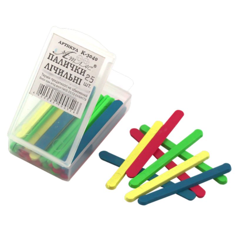 Counting sticks "Atlas" /AS-0032, K-3040/ (1/196)