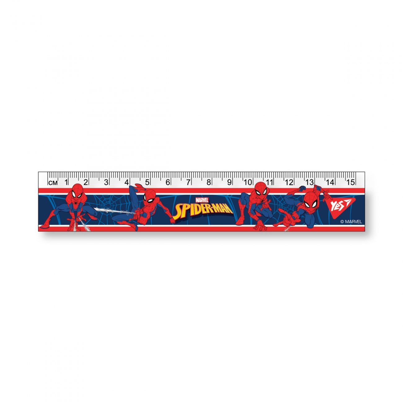 Лінійка 15см "YES" /370614/ "Marvel.Spiderman" (1/20/100/1000)