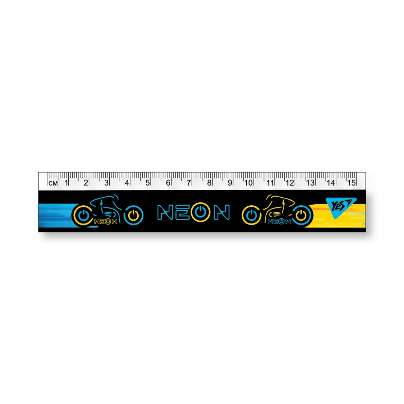 Лінійка 15см "YES" /370607/ "Ultrex" (1/20/100)