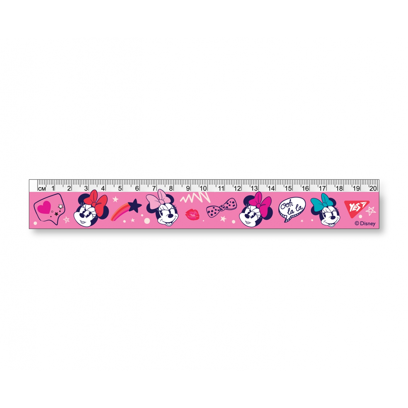 Лінійка 20см "YES" /370621/ "Minnie Mouse" (1/20/100/1000)