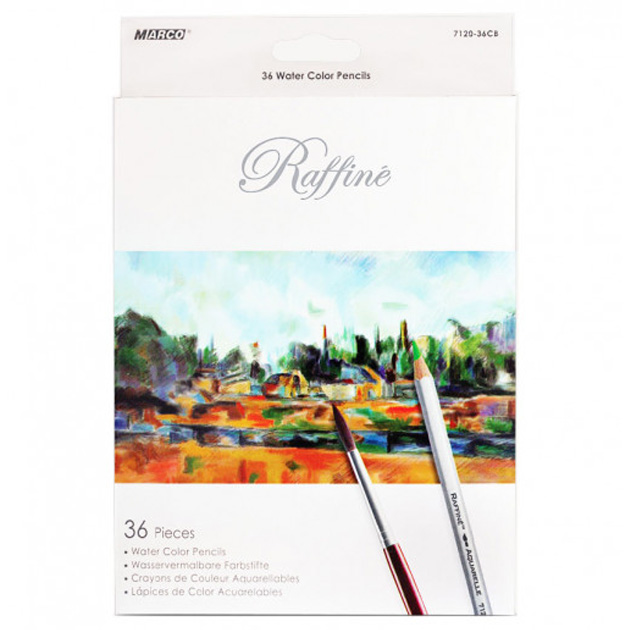 Colored watercolor pencils "Marco Raffine" 36 pcs. /7120-36СV/ cardboard (4/80)