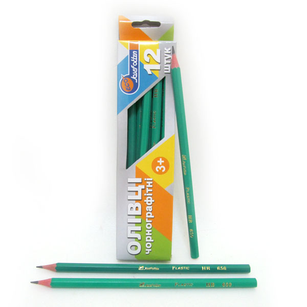 "Conte" pencil (650 НВ) without eraser double. (12/144)