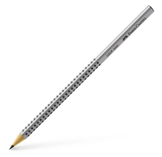 "Faber-Castell" pencil /117002/ GRIP2001 2B TRI-EDGED (12/72)