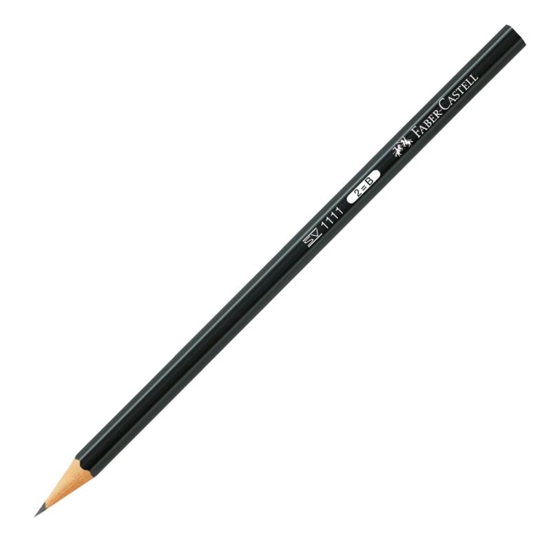 Faber-Castell pencil /1111/111101/ B yellow, black (12/72)