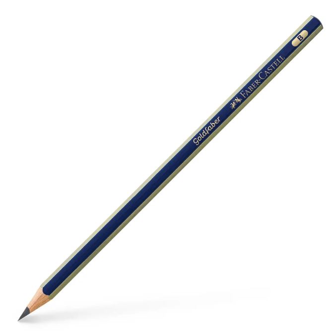Pencil "Faber-Castell" /1221/112501/ В GOLDFABER blue-gold (12/72)