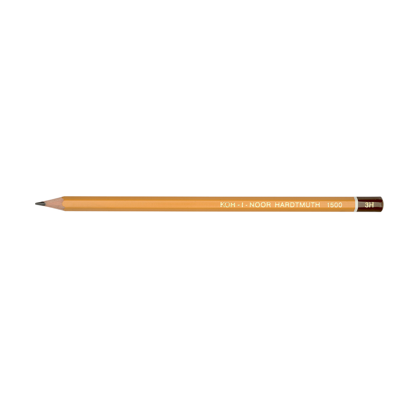 Pencil "Koh-i-Noor" /1500/ 3H tech. (12)