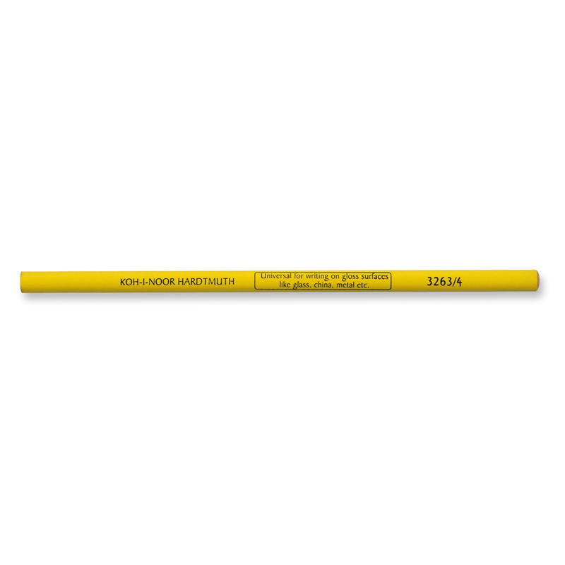 "Koh-i-Noor" 3260/3263/4 vitreous pencil yellow (6)