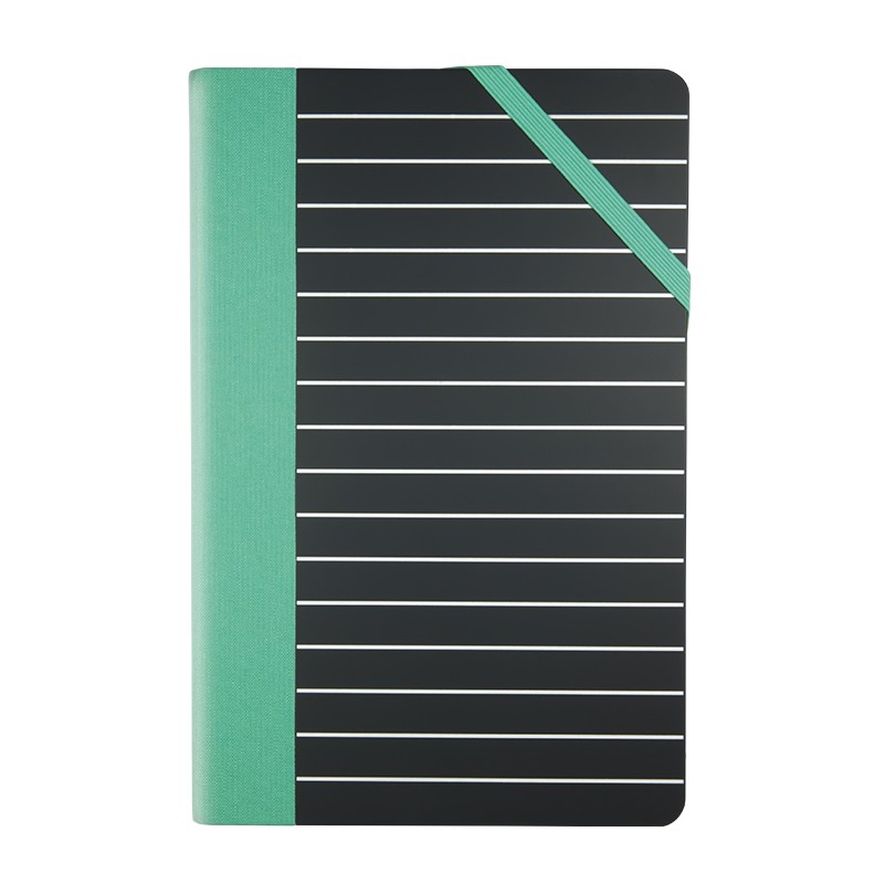 Notebook "MILAN"/57053ST/, 20.5*13.4*1.6cm, 208 sheets, ##, plastic cover, "lines" (1/5)
