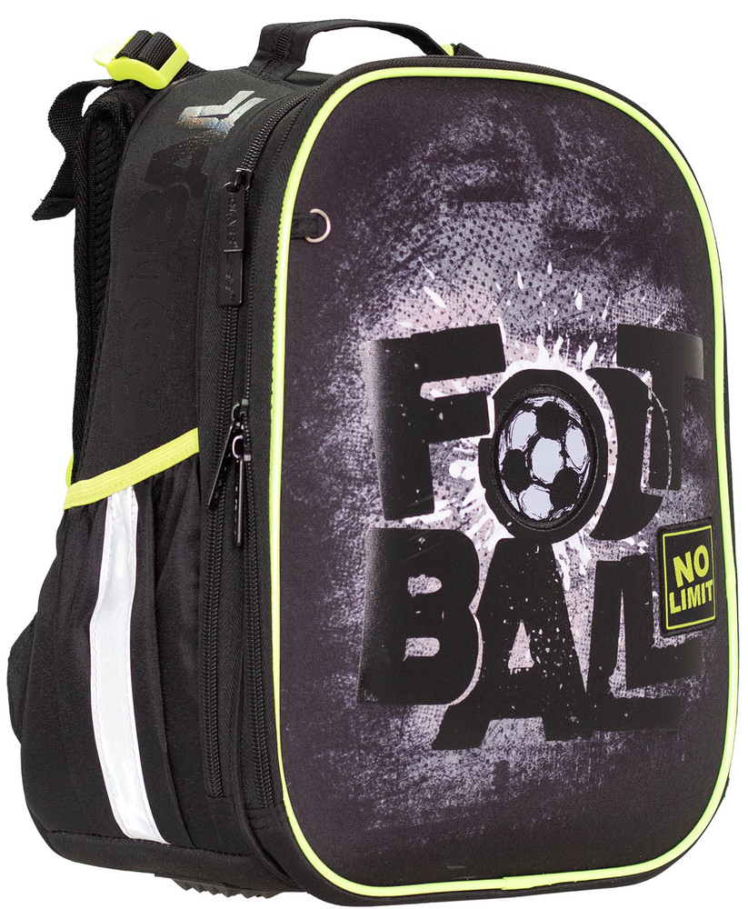 Backpack "CLASS" /2508C/ SchoolCase Mini 2 compartments, 35x27x16cm, "Football"