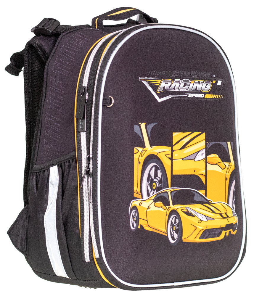 Backpack "CLASS" /2509C/ SchoolCase Mini 2 compartments, 35x27x16cm, "Racing"