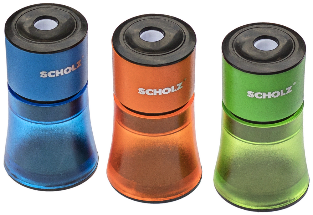Sharpener "SCHOLZ" /4811SCH/ with container, mix, in display (12/720)
