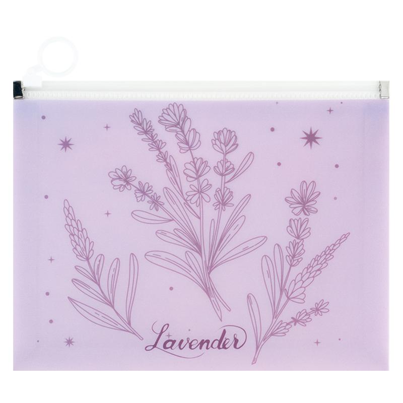 Folder with zip-lock slider, A4+ "Axent" /1498-37-A/ Lavender-2 (1/12/240)