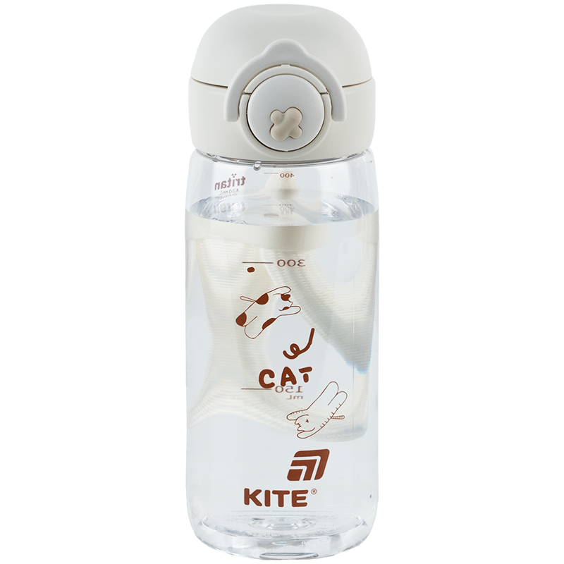 Water bottle "Kite" /K25-1236-1/ 480 ml, white (1/60)