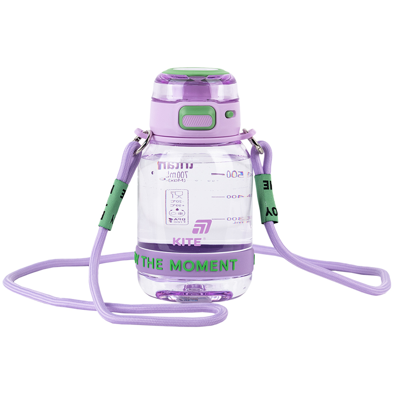 Water bottle "Kite" /K25-1218-1/ 700 ml, purple-green (1/48)