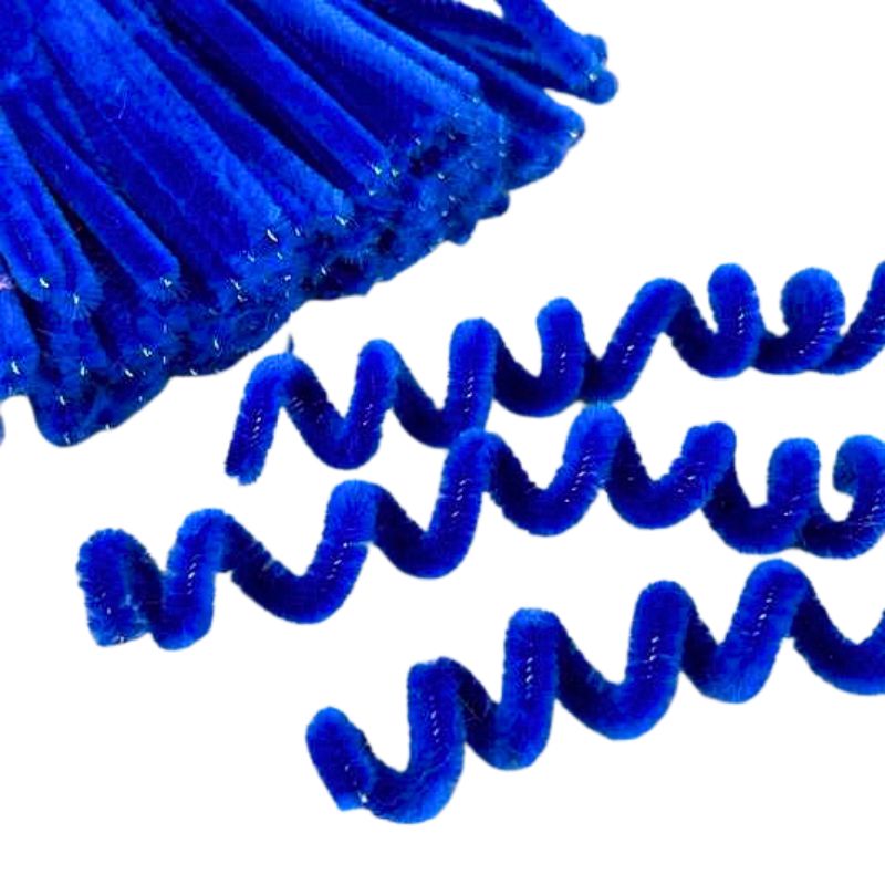Chenille "Unison" /C30148 royal blue-A-014/C30148-A-014/ 300 x 6mm, royal blue, (100 pcs/pack)