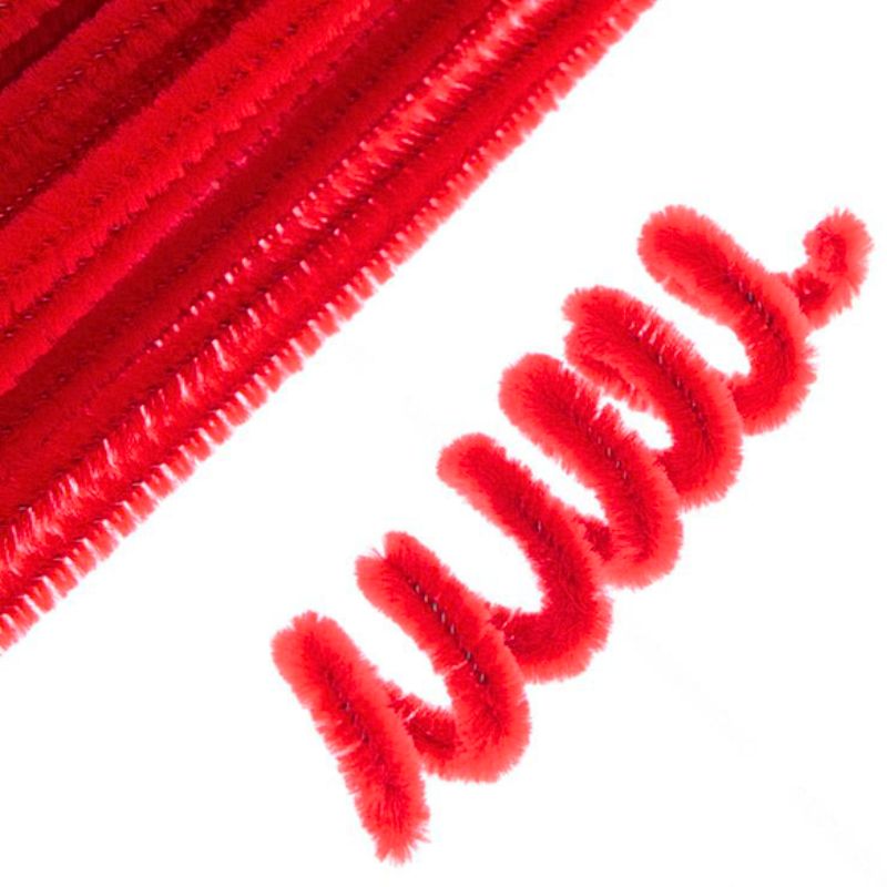 Chenille "Unison" /C30148-A-001/ 300 x 6mm, red, (100 pcs/pack)