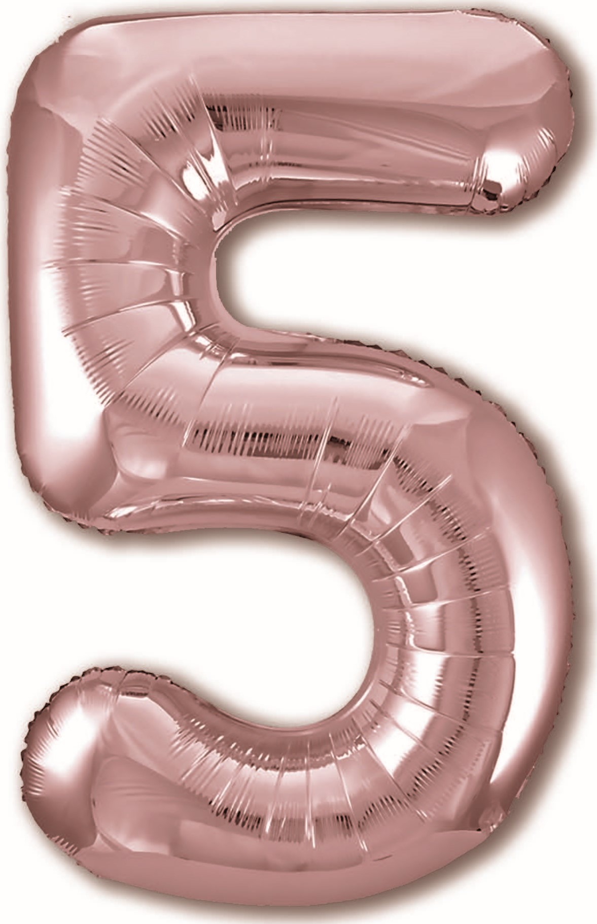 Number ball "WB" /9537rg-5/ "5" rose gold, 75cm (1/10)