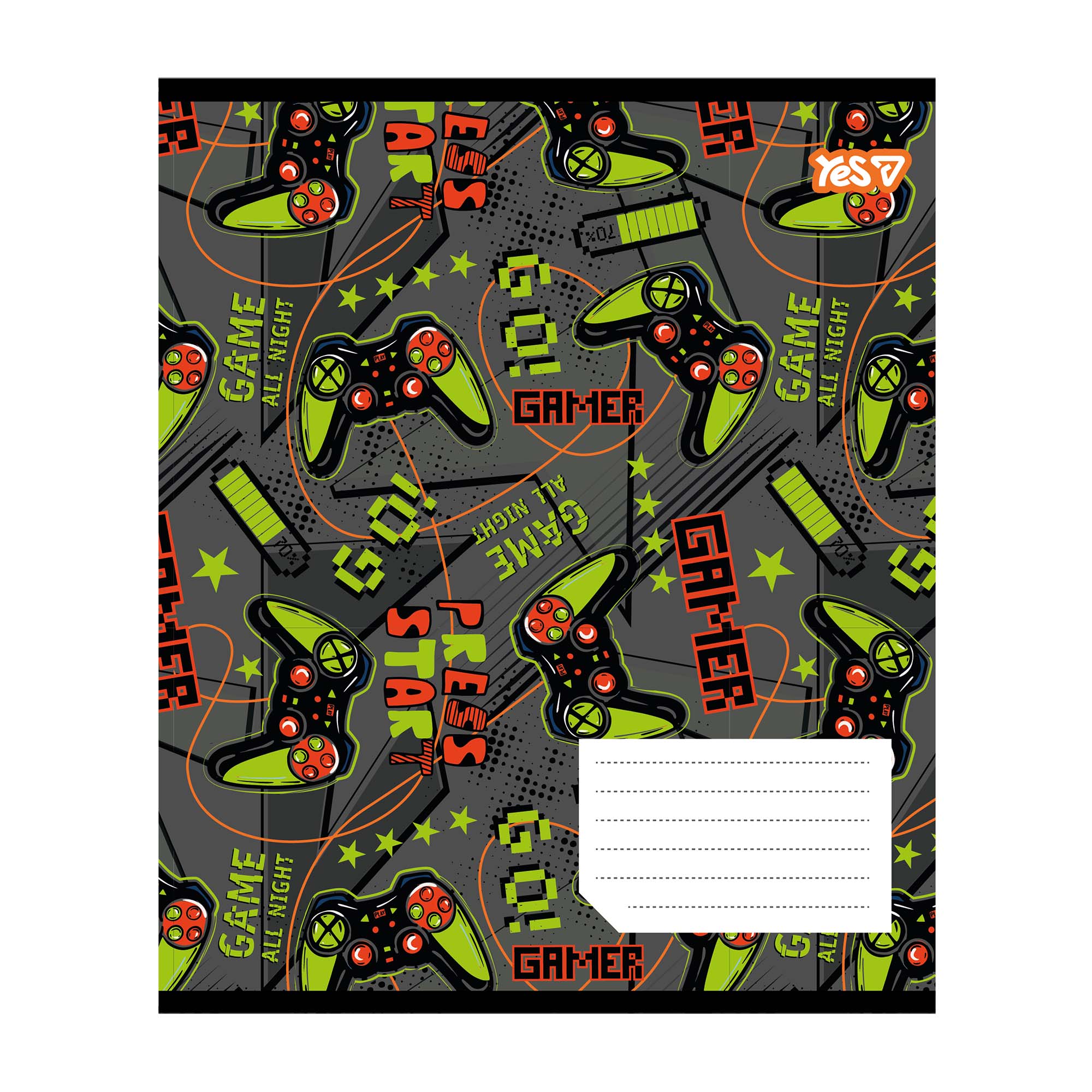 Student's notebook "YES" 12 sheets == /768665/ "Game" (25/500)