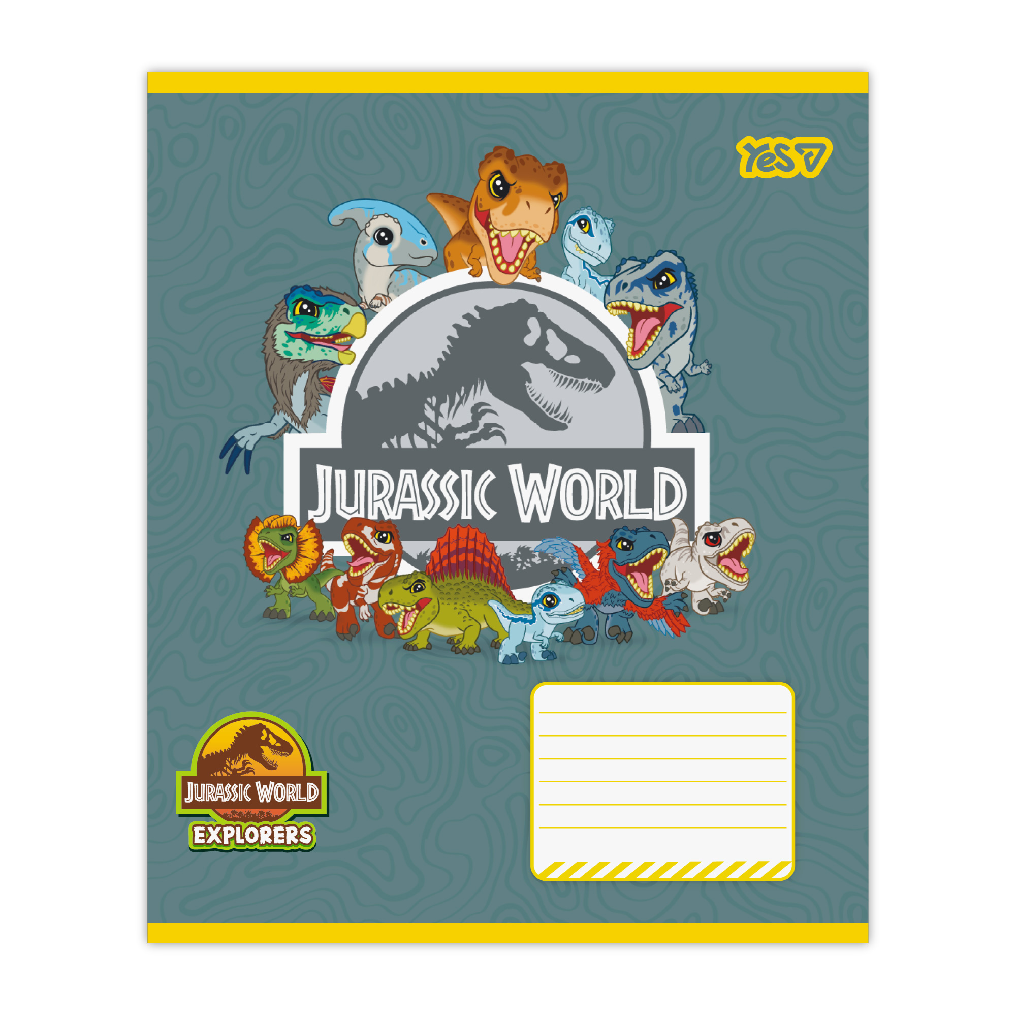 Student's notebook "YES" 12 sheets == /768712/ "Jurassic World. Dino" (25/500)