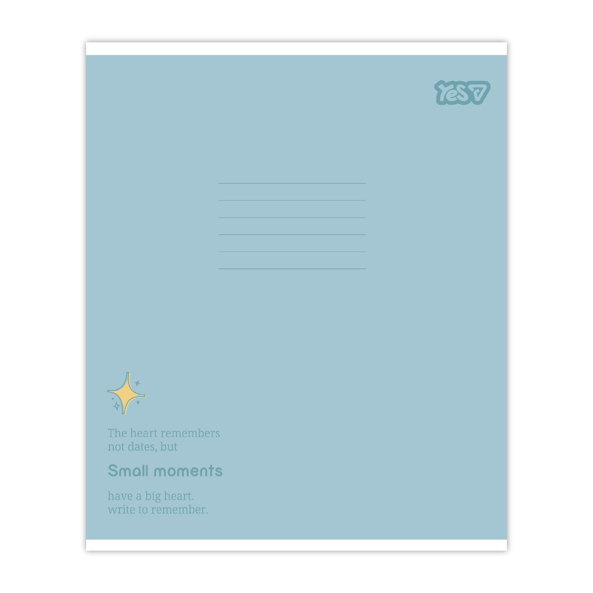 Student's notebook "YES" 12 sheets == /768686/ "Small moments" (25/500)