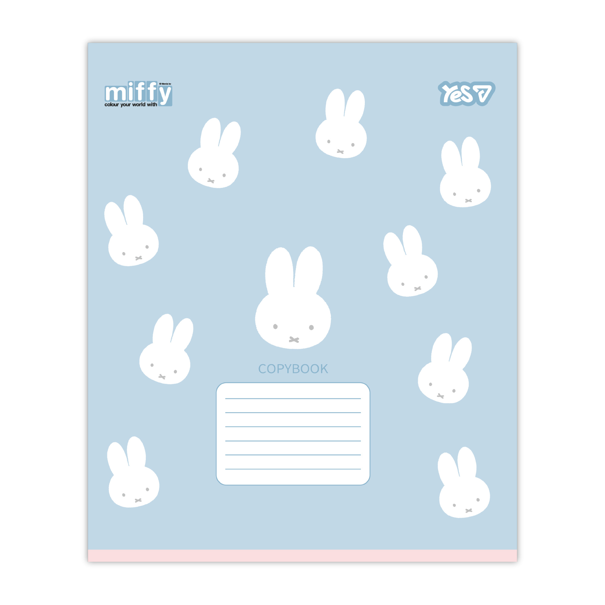Student's notebook "YES" 12 sheets// /768710/ "Miffy Flowers" (25/500)