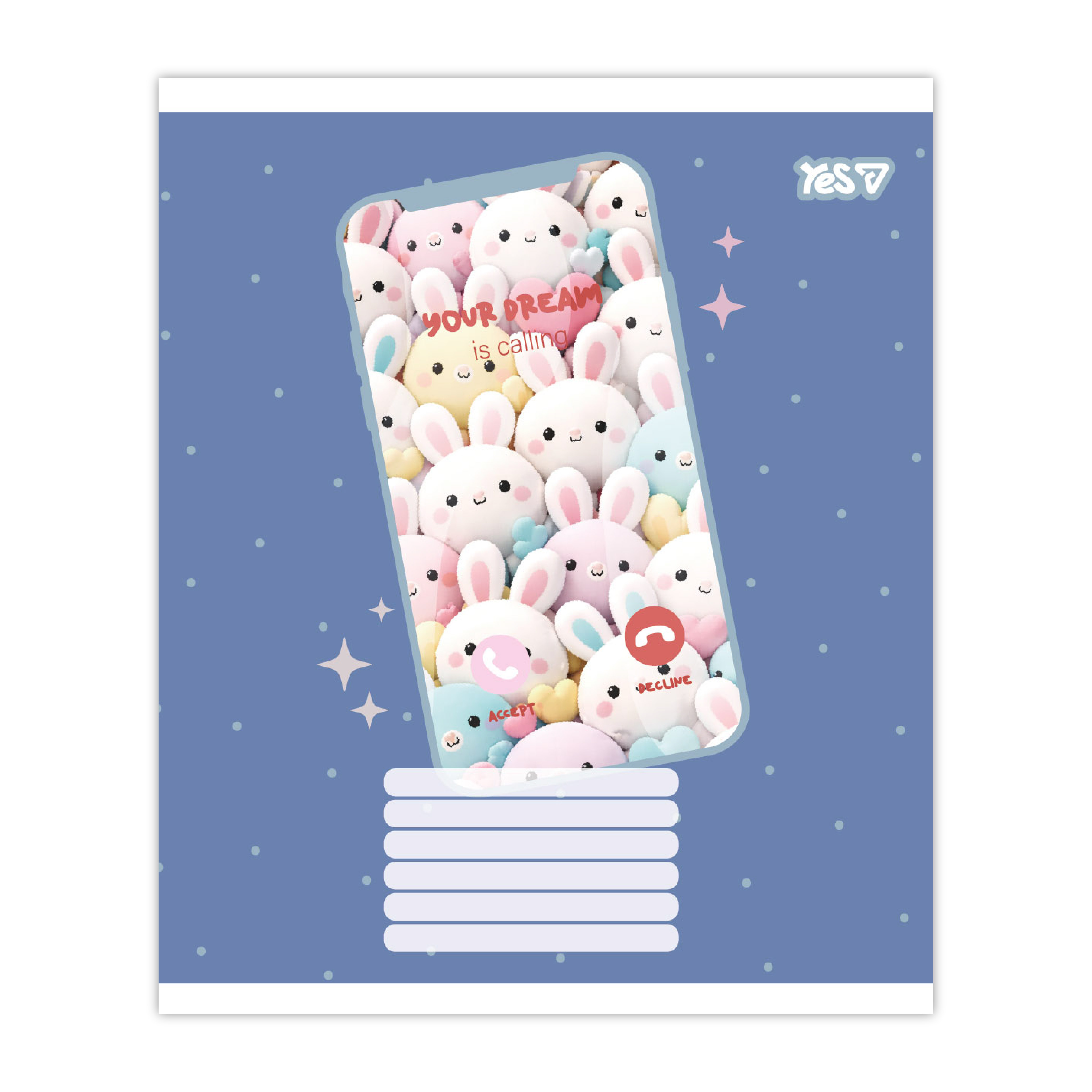 Student's notebook "YES" 12 sheets// /768647/ "Your dream" (25/500)