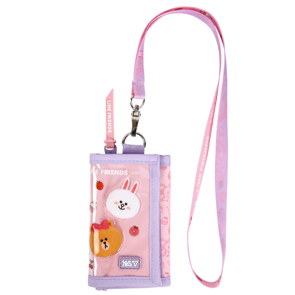 Wallet "YES" /533810/ W-1 Line Friends Always Together 12.7*8.5*1cm (1/100)