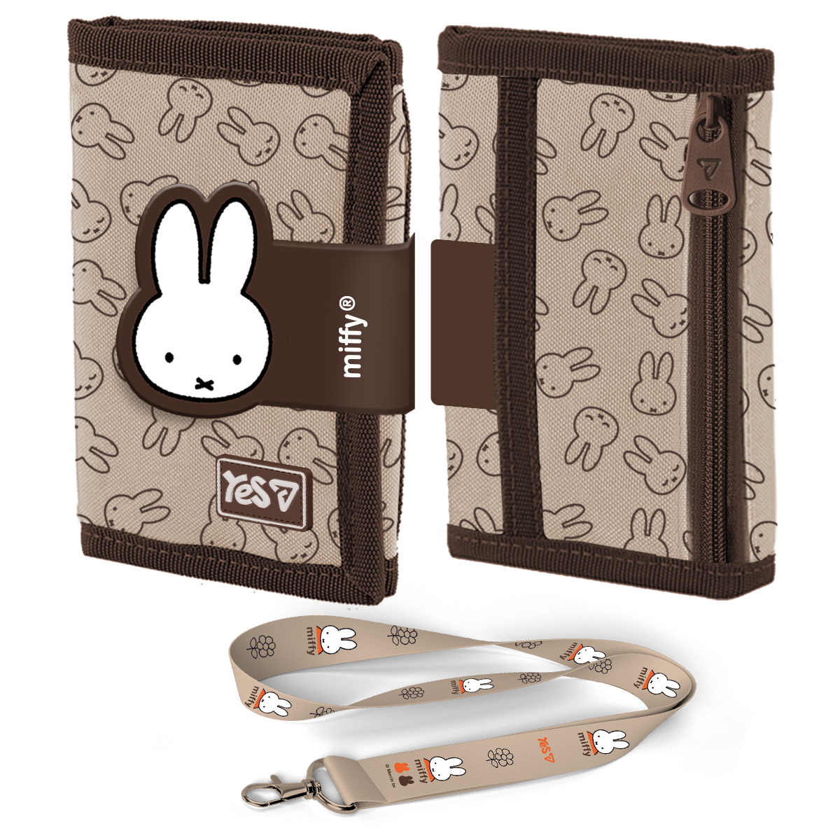 Purse "YES" /533806/ W-1 Miffy Bunny 12.7*8.5*1cm (1/100)