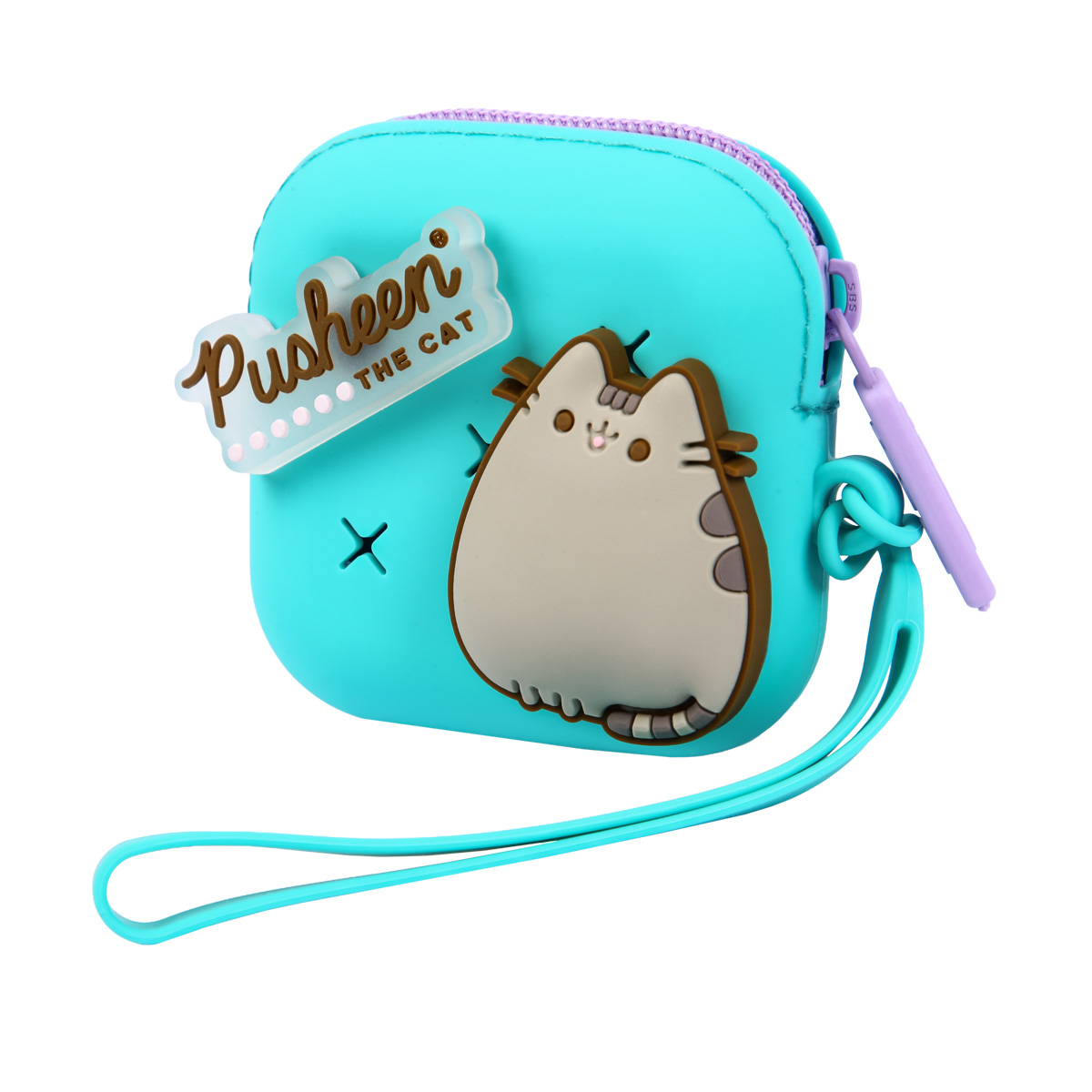 Purse "YES" /533830/ silicon square WS-1 Pusheen Summer 8.5*8.5*2.5cm (1/150)