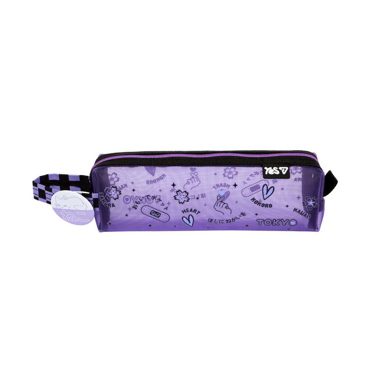 Soft pencil case "YES" /533790/ PH-34 Love 21*6*4cm (1/180)