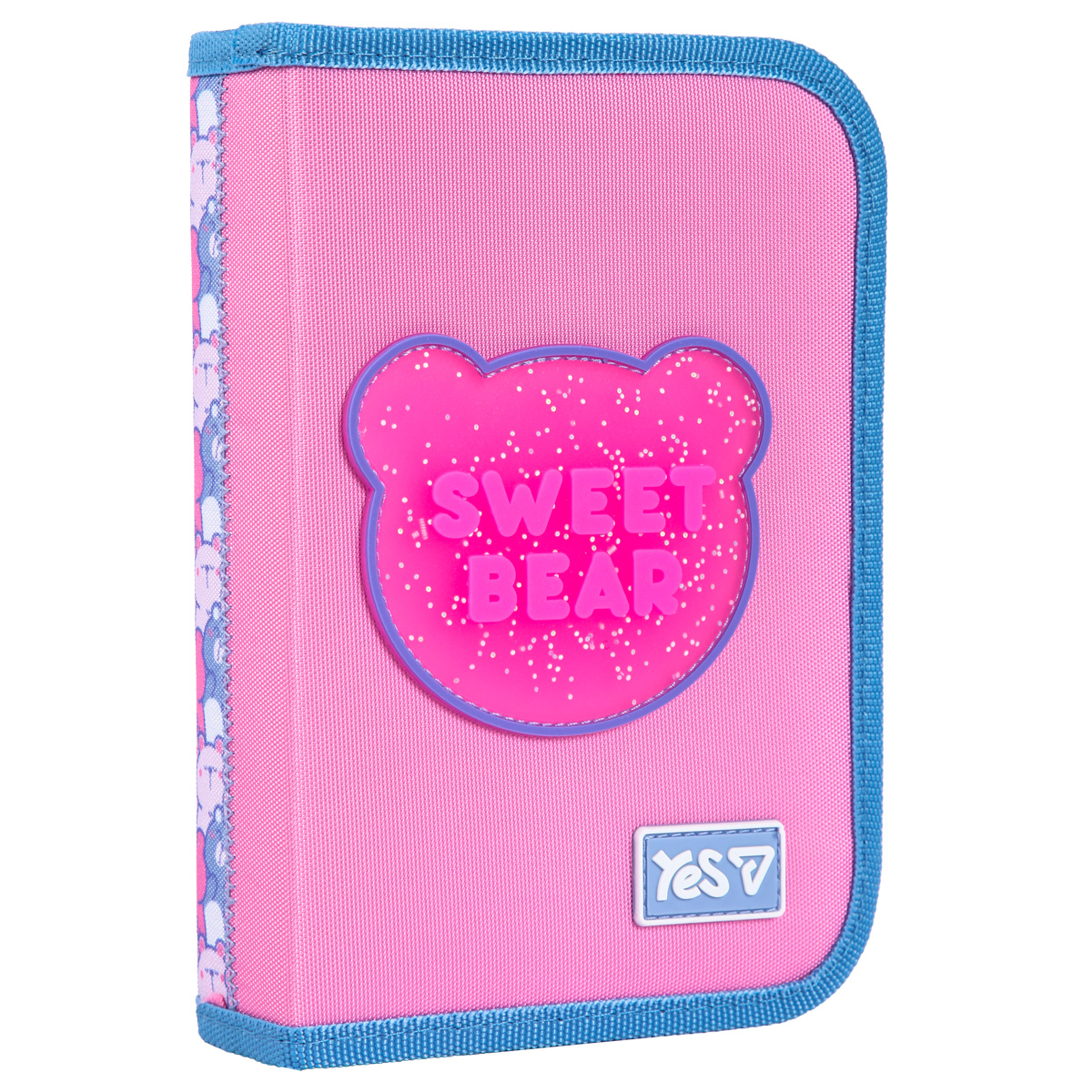 Hard pencil case "YES" /533729/ 1 compartment. with valve HP-03 Sweet Bear 13*21*3cm (1/48)