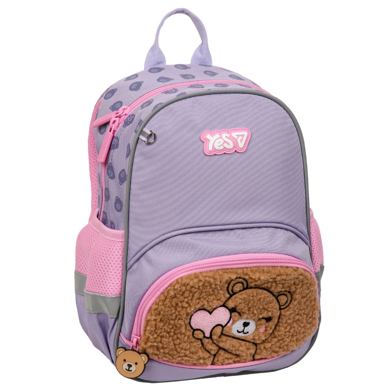 Children's backpack "YES" /550445/ K-34XS Bear Heart 30.5*21.5*11cm (1/10)