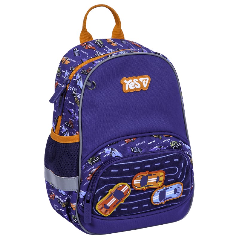 Children's backpack "YES" /550450/ K-34XS Car Rally 30.5*21.5*11cm (1/10)