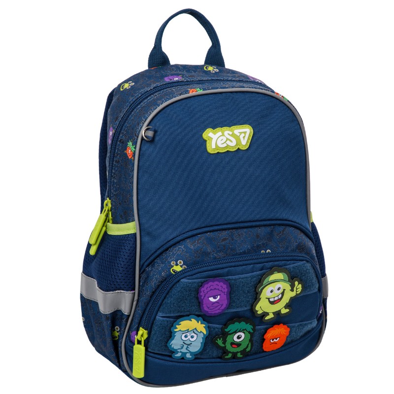 Children's backpack "YES" /550447/ K-34XS Monsters 30.5*21.5*11cm (1/10)