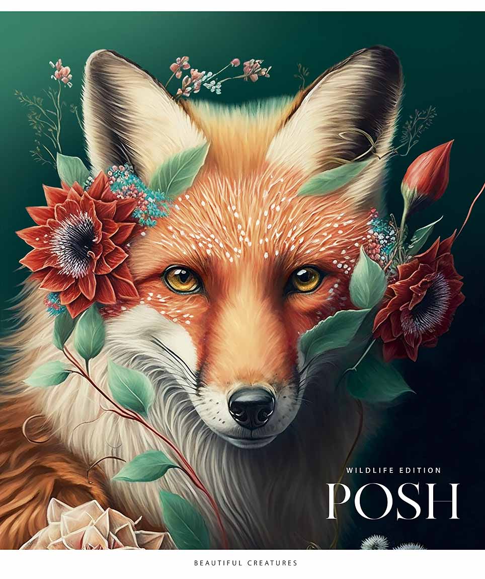Student's notebook "Schoolboy" 96 sheet # /3257K/ "Posh creatures" UV varnish (girl) (5/50)