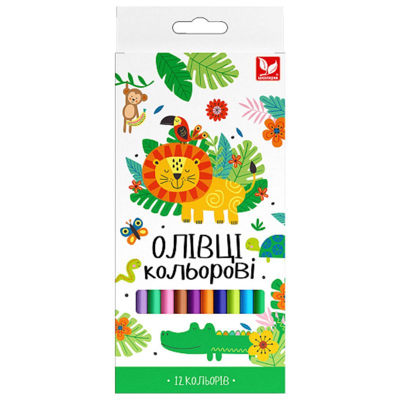 Colored pencils "Schoolboy" 12 pcs. /132SH-12/ trihedral (1/12)
