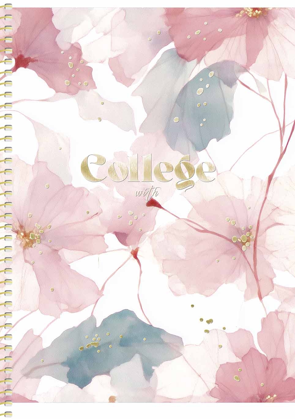 Notebook "Genius" /B5-SC-080-6146K/ 80 sheets # spiral, PC, mat/lam + embossing, 90g/m2 (4/56)