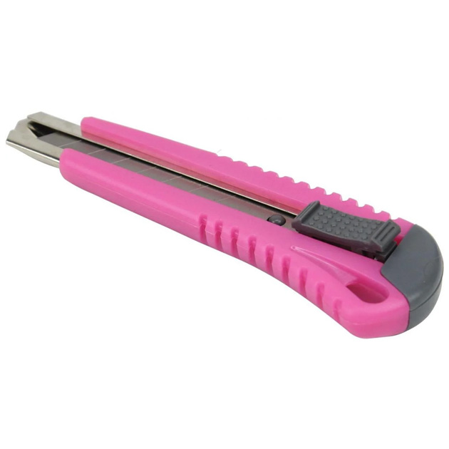 Stencil knife "4OFFICE" /4-349/ 18mm, self-fixing, met/e.g. (24)