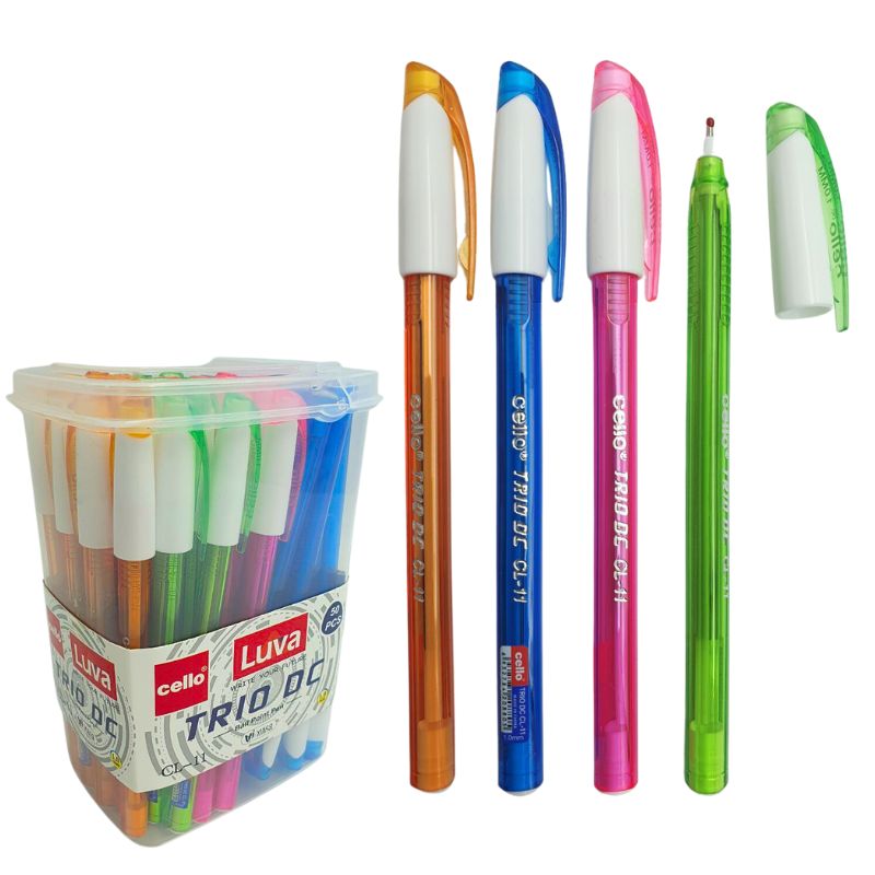 Ballpoint/oil pen CELLO "Luva Trio DC" /CL-11T-50/ blue (50/2400)