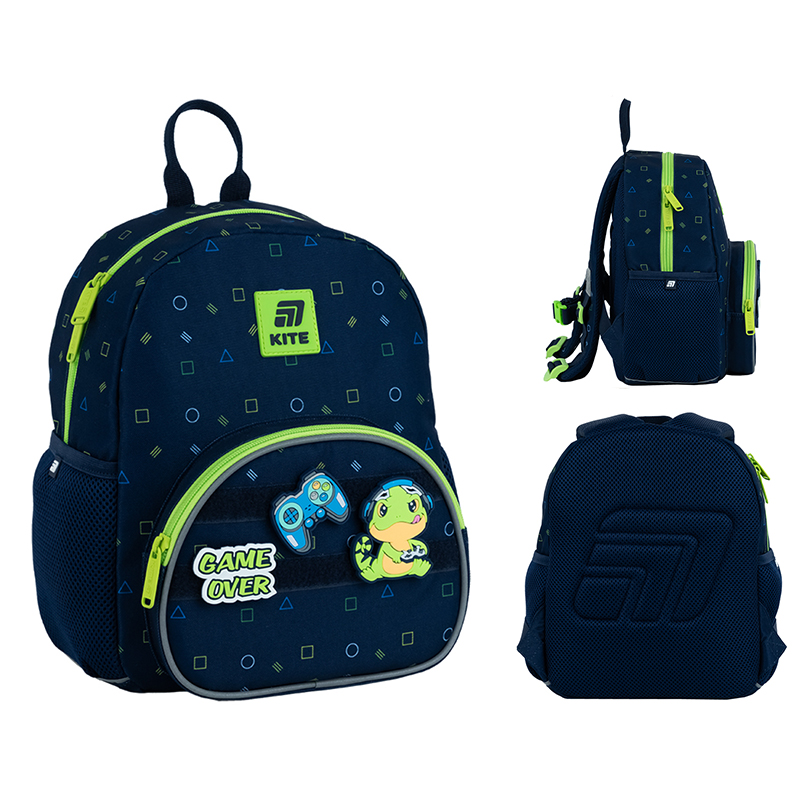 Children's backpack "Kite" /K25-2727XS-5/ Kids 2727 Dino Gamer (1/15)