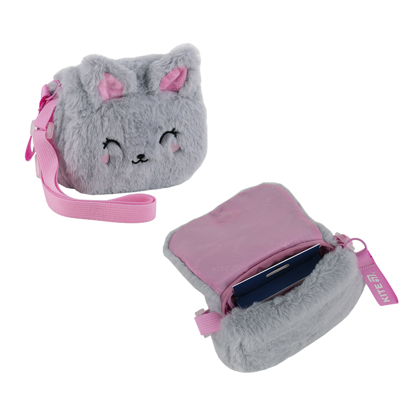 Children's bag "Kite" /K25-2710-3/ 15x13x3.5 cm, 2710 Fluffy Cat (1/100)