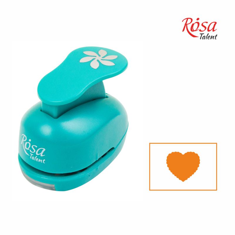 Shaped hole punch "ROSA Talent" /760/ 2.5cm "Shaped heart"