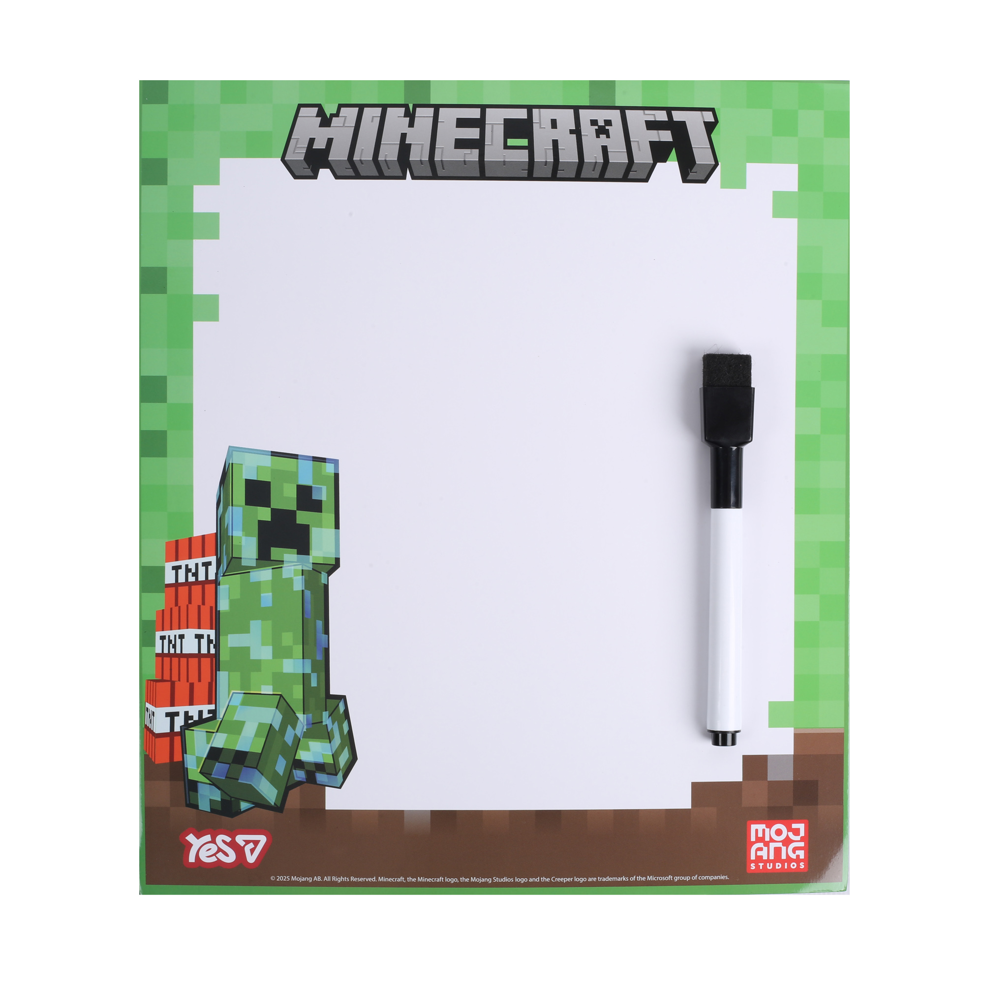 Дошка магнітна "Yes" /708504/ для маркерів 23×26 см "Minecraft" (1/24)