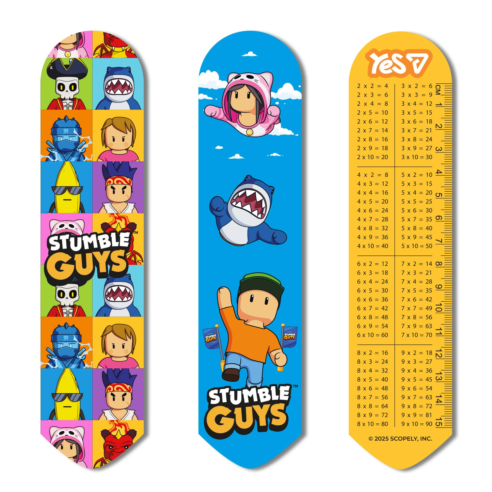 Закладка 2D "YES" /708744/ "Stumble Guys Characters" (1/10/100)