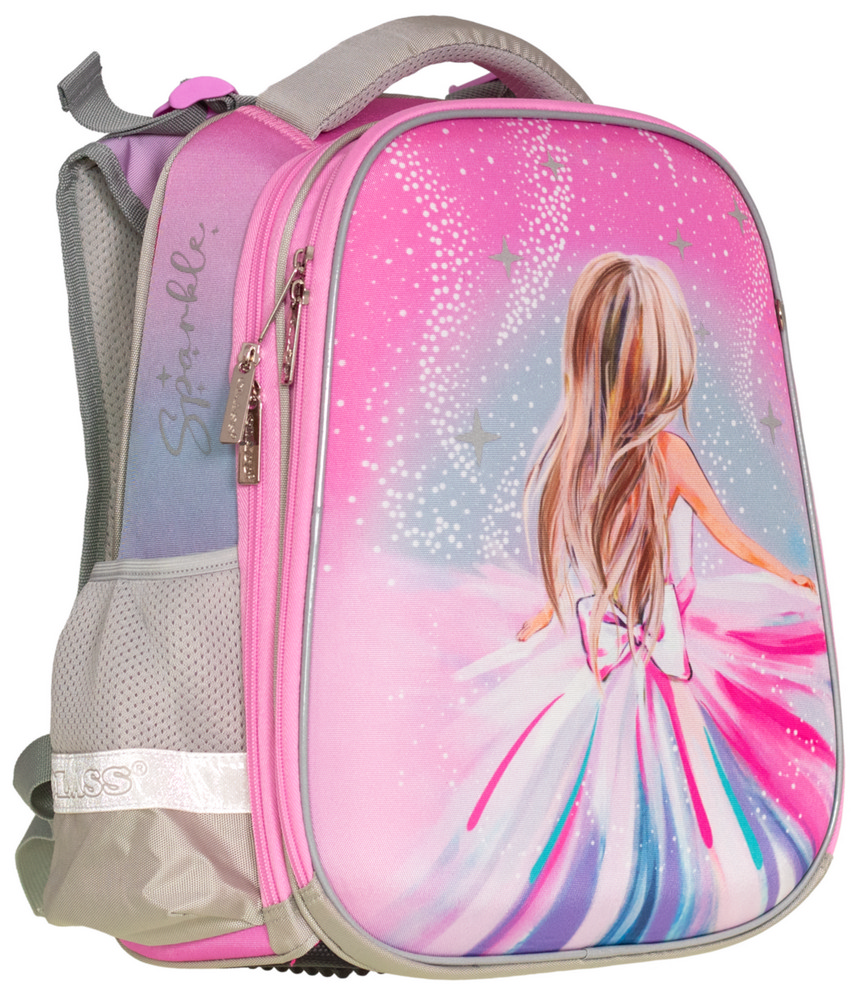 Backpack "CLASS" /2511C/ SchoolCase 2 compartments, 39x28x21cm, "Girl's Dreams"
