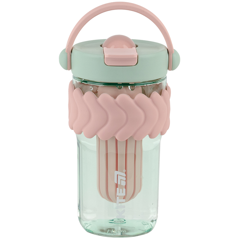 Water bottle "Kite" /K25-1230-3/ 700 ml, mint-pink (1/48)