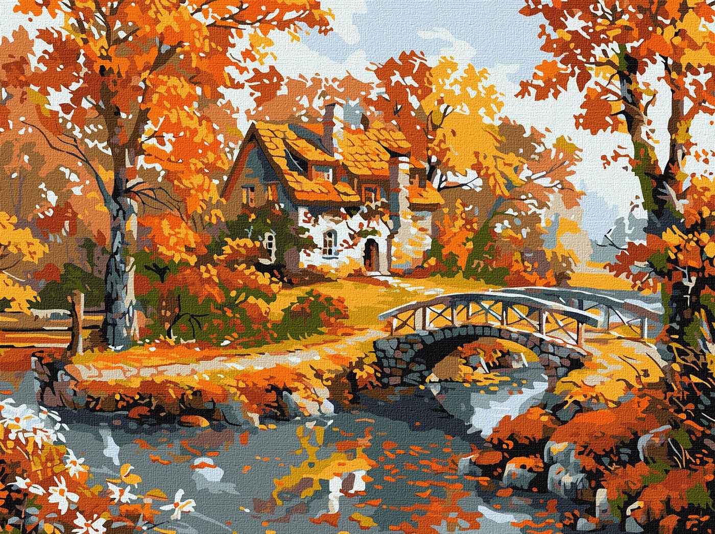 Painting by numbers "Ideyka" /KHO6356/ "Morning Calm" 30*40cm